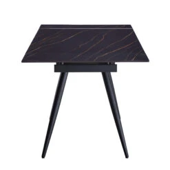Nero Black & Bronze Extending Sintered Stone Dining Table -Housing Units Shop 00694ee1d01b54fe0e39bc4947aee5e7