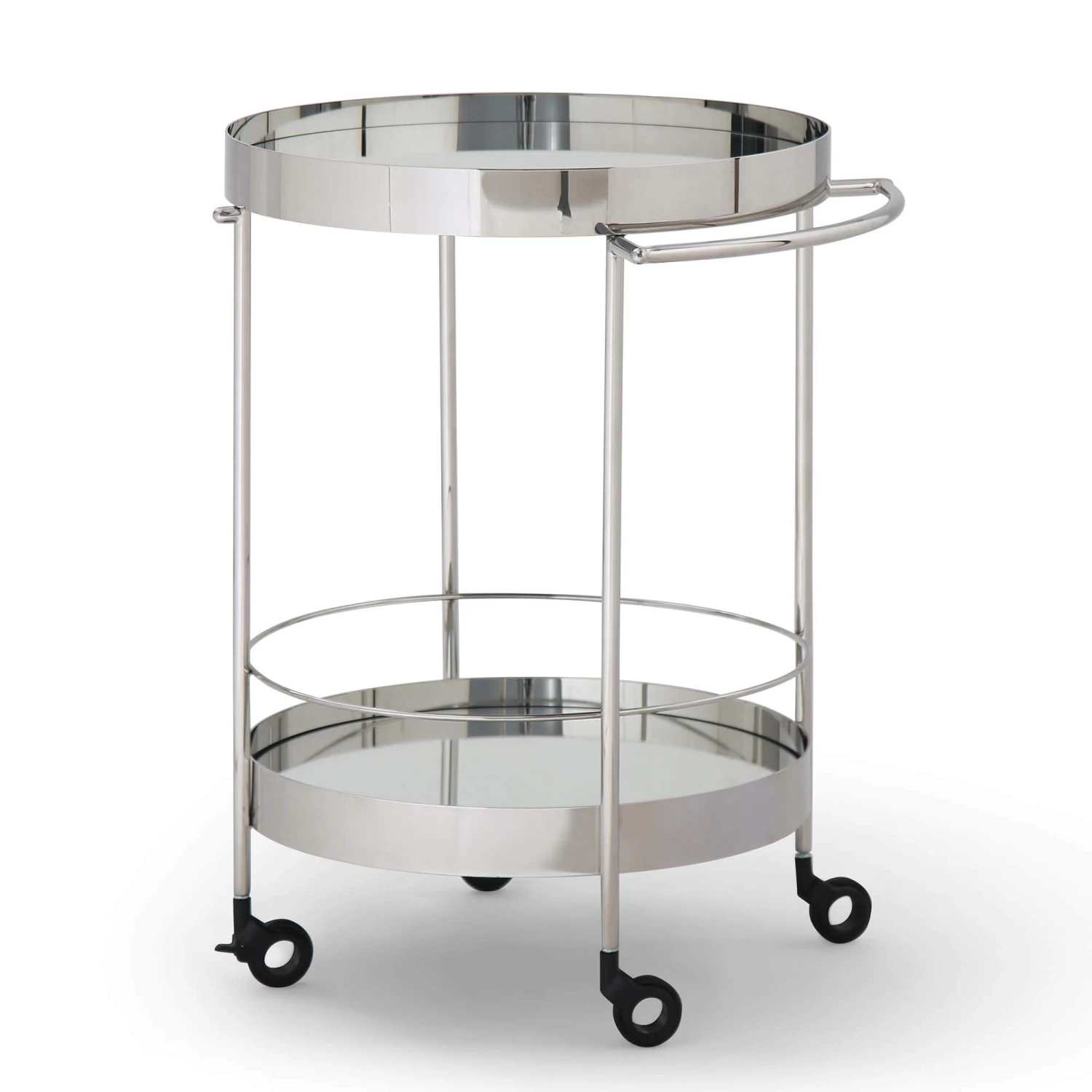 Bramar Mirrored Drinks Trolley 4 Bramar Mirrored Drinks Trolley - Image 2