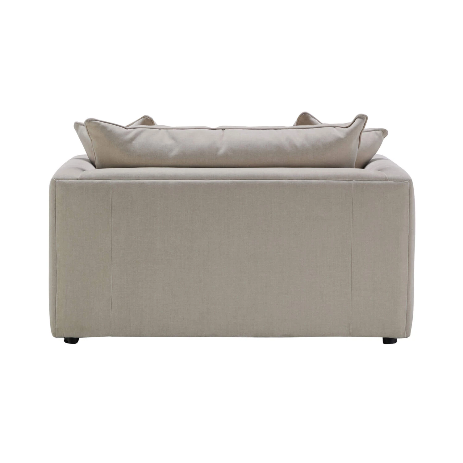 Gabriella Dusk Natural Fabric Cuddler Pillow Back Sofa 6 Gabriella Dusk Natural Fabric Cuddler Pillow Back Sofa - Image 4