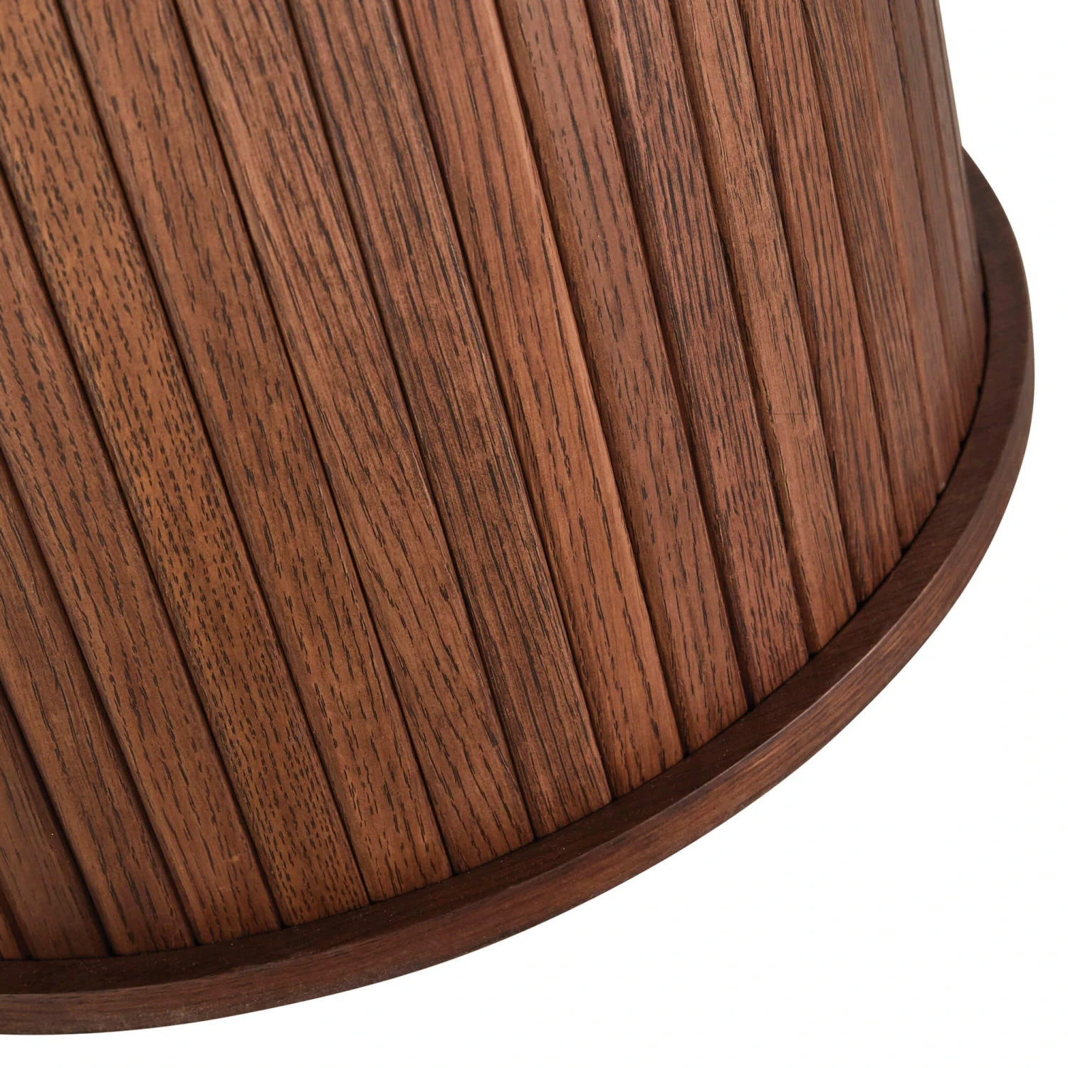 Annika Smoked Oak Slatted 120cm Round Dining Table 9 Annika Smoked Oak Slatted 120cm Round Dining Table - Image 7