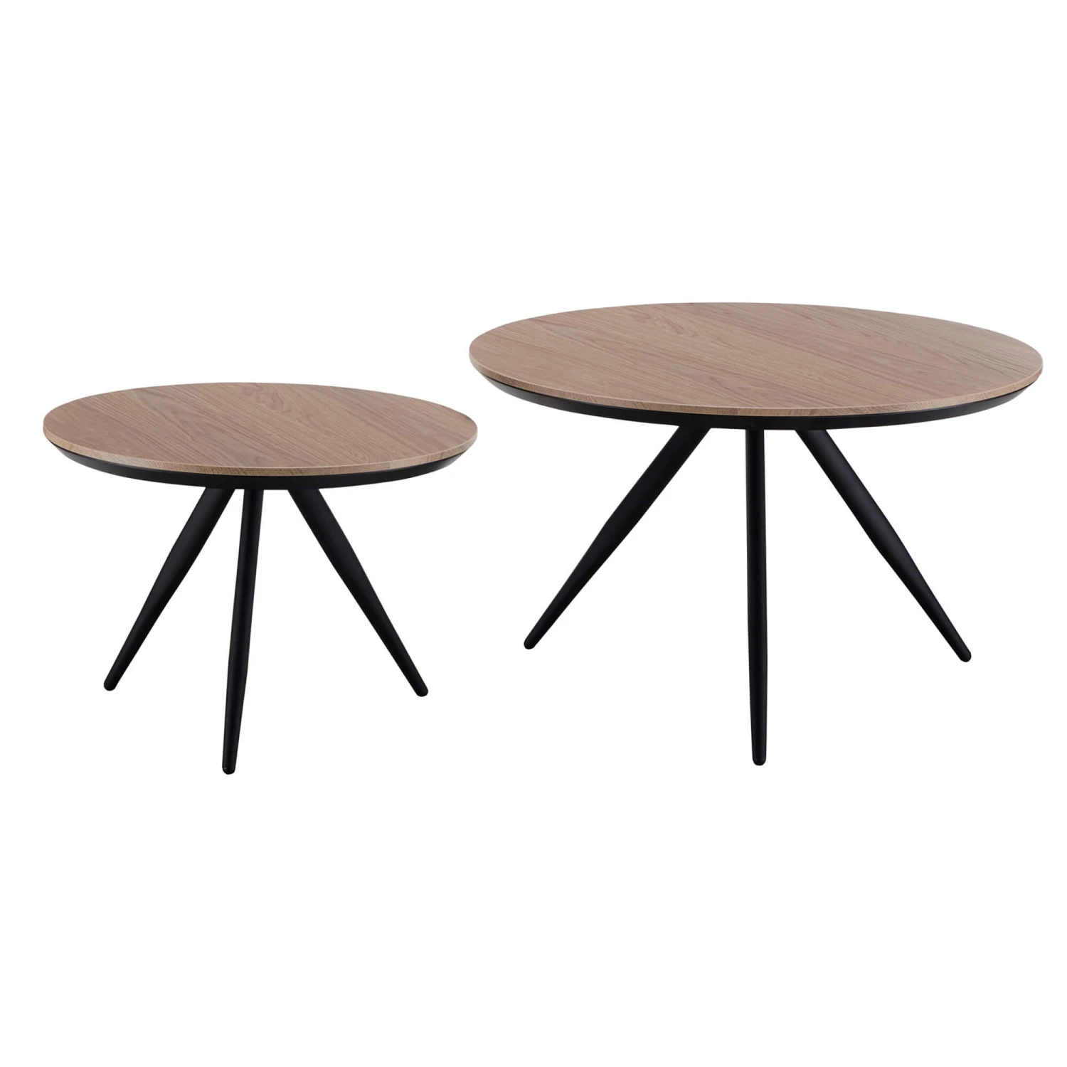 Halcot Set Of 2 Oak Coffee Tables 3 Halcot Set Of 2 Oak Coffee Tables