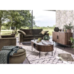 Annika Smoked Oak Slatted Sliding 2 Door Coffee Table -Housing Units Shop 04d31aa167041f6657f6b70361e87db6 1