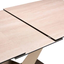 Toledo Ceramic Travertine Effect 180cm Extending Electric Dining Table -Housing Units Shop 05b7c7e42bbbfe420cdd22ae01b0cee1 1
