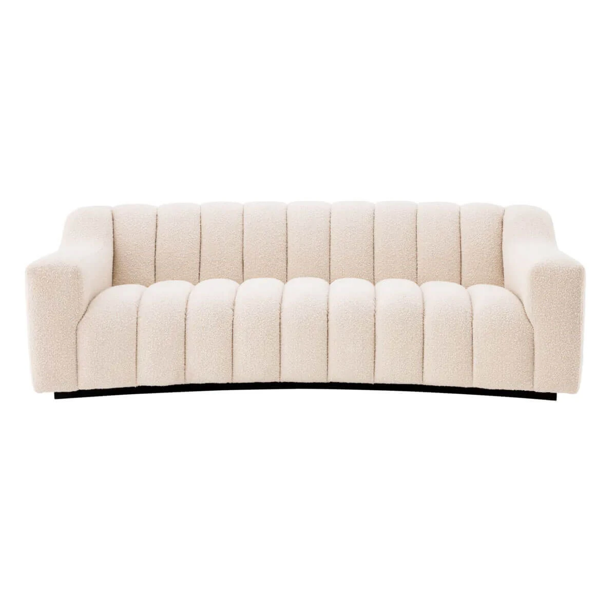 Eichholtz Kelly Small Sofa In Boucle Cream Fabric 4 Eichholtz Kelly Small Sofa In Boucle Cream Fabric - Image 2