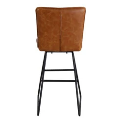 Clarence Counter Tan Faux Leather Bar Chair -Housing Units Shop 08b43284e6f9be03ef0c06a4a21b2968