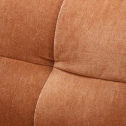 Alexander & James Miller Camel Leather & Velvet Mixed Fabric Snuggler Sofa -Housing Units Shop 08d43b2c8a7418db438bd372518e1d4d