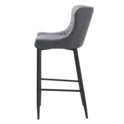 Toby Grey Faux Leather Counter Bar Stool -Housing Units Shop 096ad010787b471752a6292558a51310
