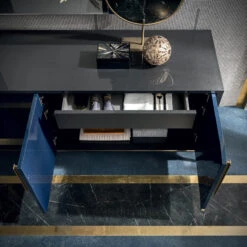 Celeste High Gloss Cobalt Blue 210cm 4 Door Sideboard 11 Celeste High Gloss Cobalt Blue 210cm 4 Door Sideboard -Housing Units Shop 096dee5881adaee4d6c6eaf4fe95a1cb