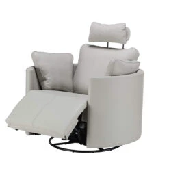 Fama Moonrise Grey Leather Relax Motor Recliner Armchair -Housing Units Shop 097797747afa0b8f2b315c511a2286d7 1