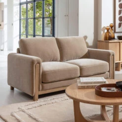 Leila Fawn Fabric Loveseat