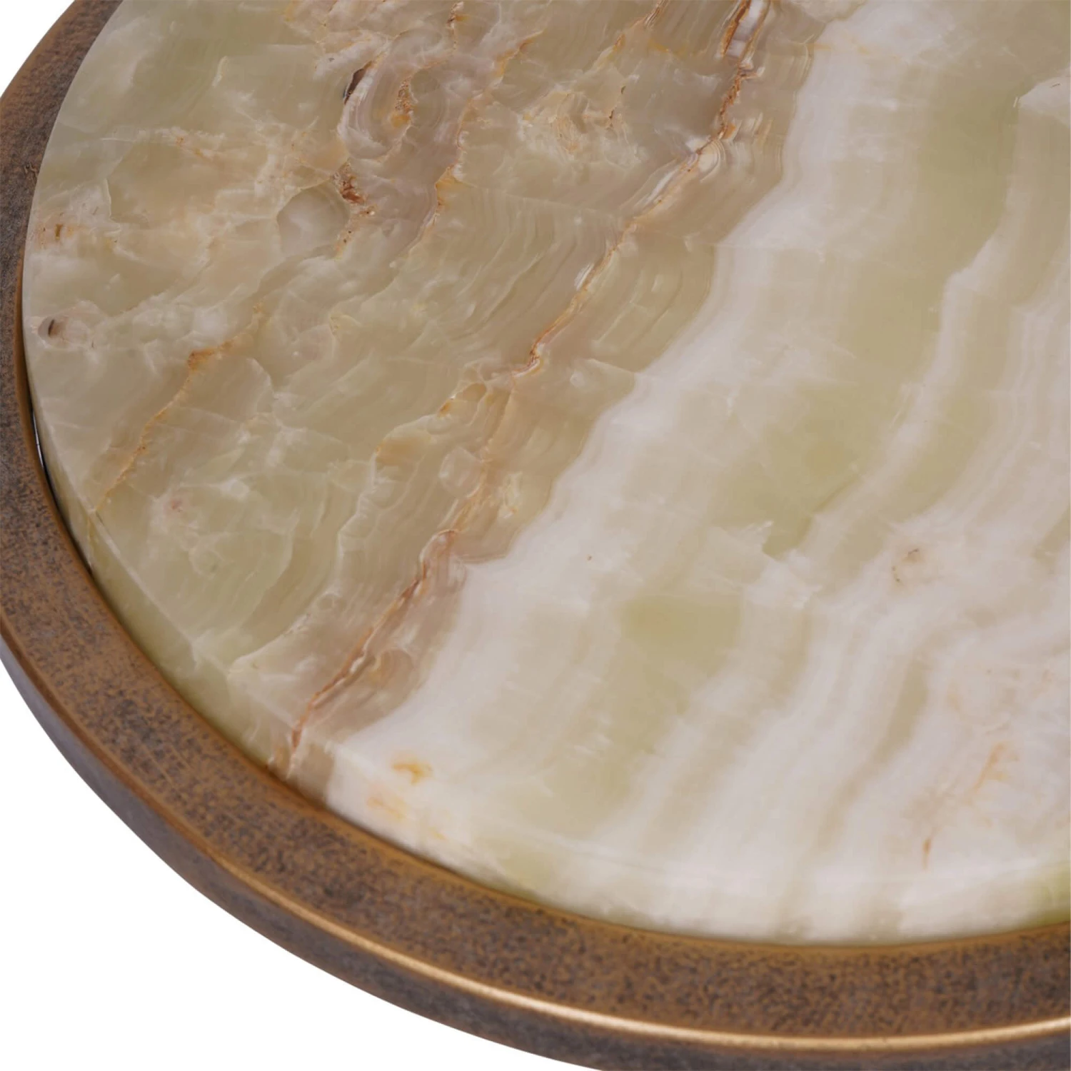 Libra Iota Green Onyx Accent Side Table 6 Libra Iota Green Onyx Accent Side Table - Image 4