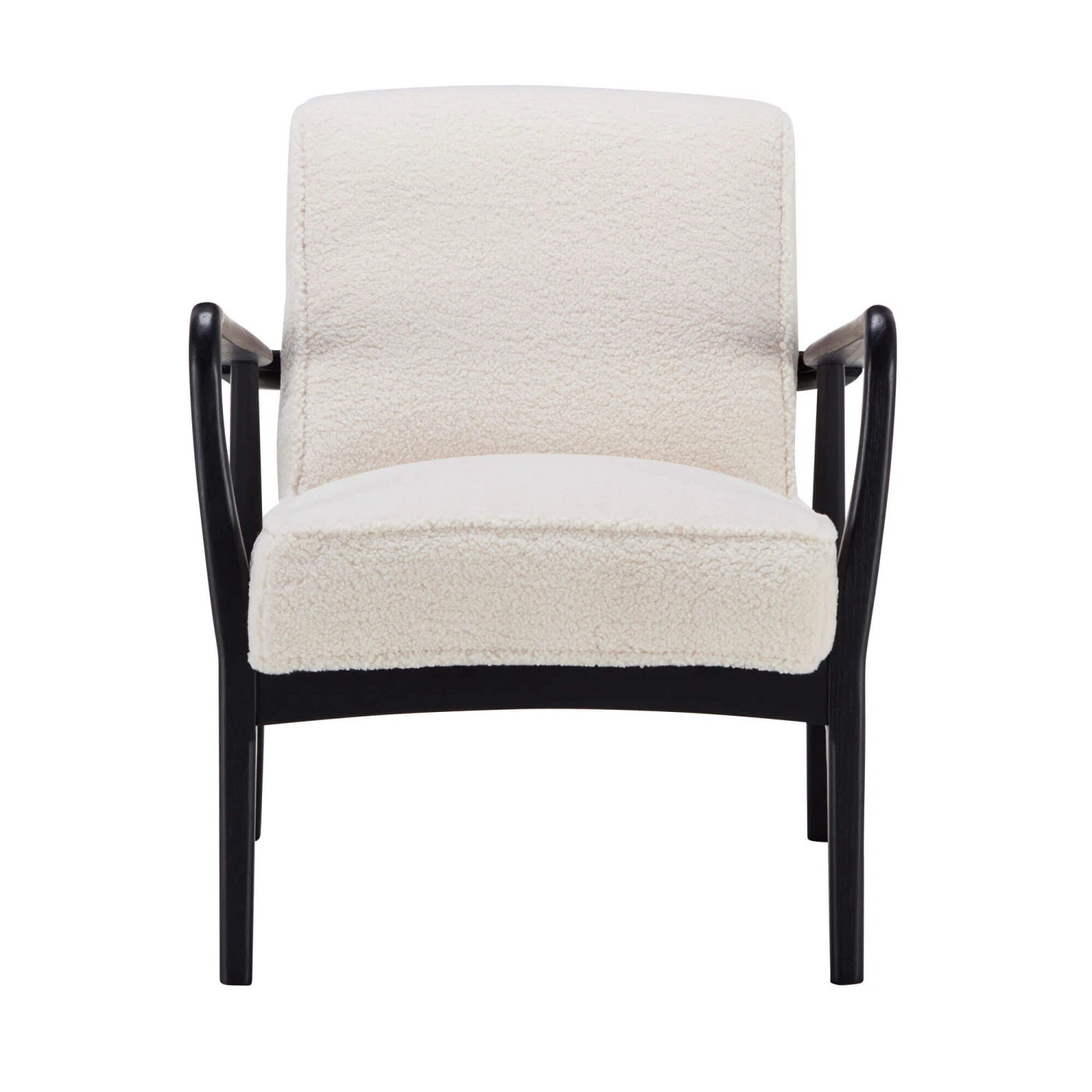 Hansen Black Wooden Accent Armchair 4 Hansen Black Wooden Accent Armchair - Image 2