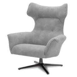 Casper Grey Fabric Swivel Chair -Housing Units Shop 0c258e7d048a38b8eb3ba62db2d636b3
