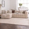 Cosima Cream Textured Fabric Left Hand Chaise Sofa -Housing Units Shop 0d08aef57d79d555c819772d682abcb6 1