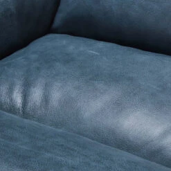 Bronx Blue Leather Lounge Chair -Housing Units Shop 0d724358273692e2e7cba2ab4895f9f8