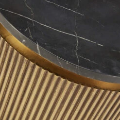 Ivette Round Gold & Black Marble End Table 16 Ivette Round Gold & Black Marble End Table -Housing Units Shop 0e925916b288aab3180615469047c8e6