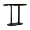 Zanzibar Oval Black Marble Effect Bar Table -Housing Units Shop 0f2434e61402cc5292969149b3a46c0a