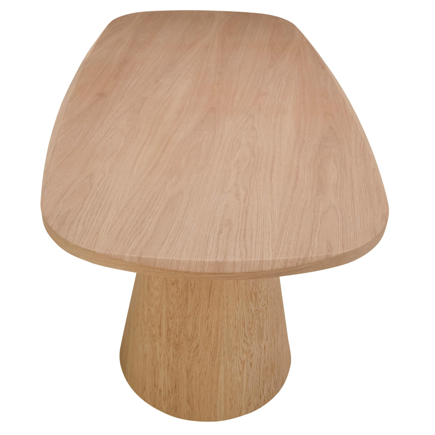 Strata Oval 200cm Natural Oak Dining Table 6 Strata Oval 200cm Natural Oak Dining Table - Image 4