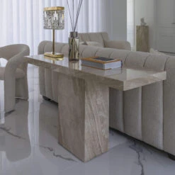 Linnea Marble Console Table