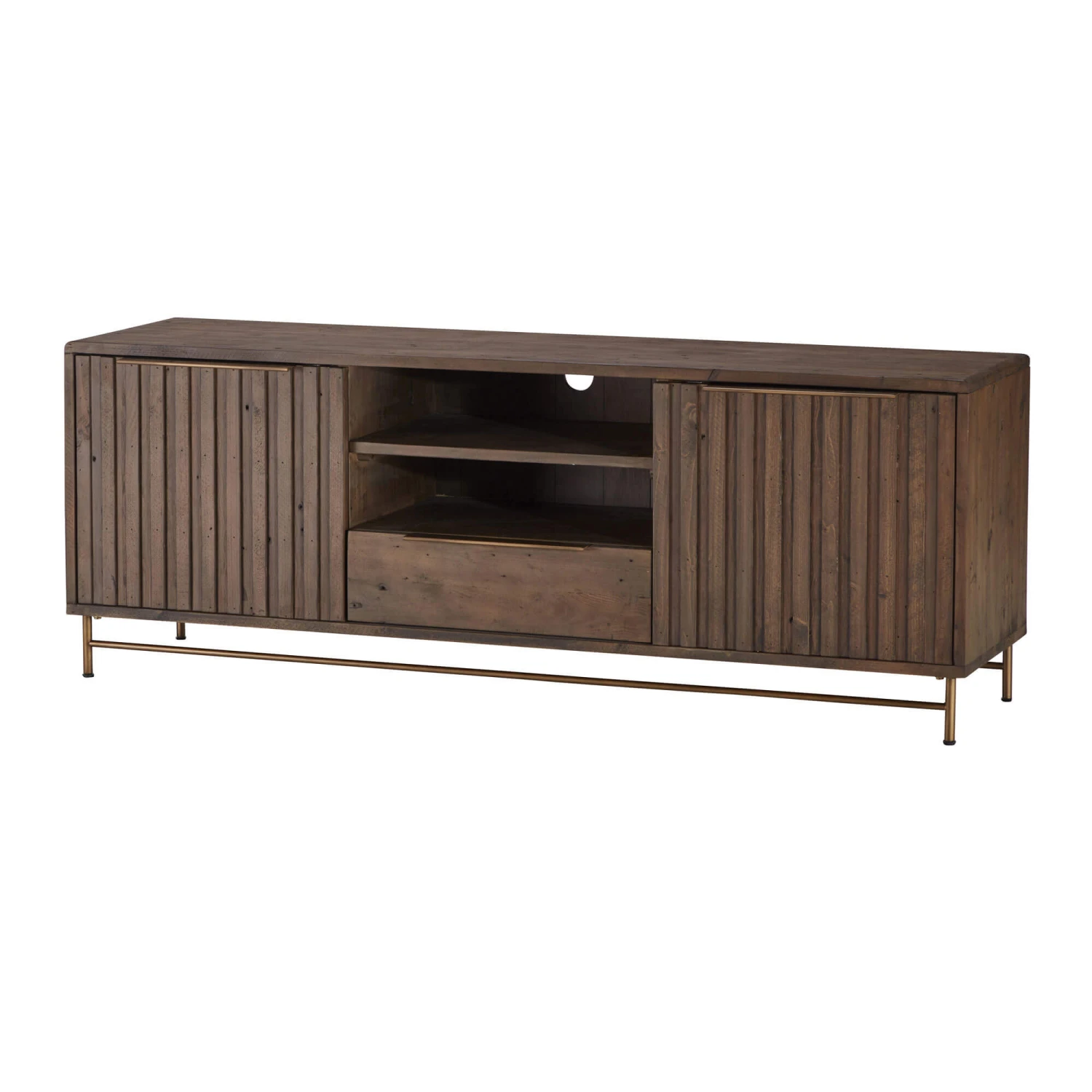 Andria Reclaimed Pine TV Unit 3 Andria Reclaimed Pine TV Unit