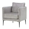 Bergamo Castello Steel Grey Fabric Accent Chair -Housing Units Shop 12aad05665e612880cdf8b35c30e9403