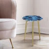 Milena Blue Agate Top End Table 1 Milena Blue Agate Top End Table -Housing Units Shop 13a70ef368d59dfa94aa98b5dcf3fdad