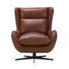 Emilio Cognac Brown Leather Swivel Chair -Housing Units Shop 1486a873714f1503829b396b7cbb9fd1