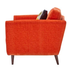 Orla Kiely Ivy Snuggler Sofa In Derry Orange Fabric 9 Orla Kiely Ivy Snuggler Sofa In Derry Orange Fabric -Housing Units Shop 169051777af348595f2ca81a9c6b844c