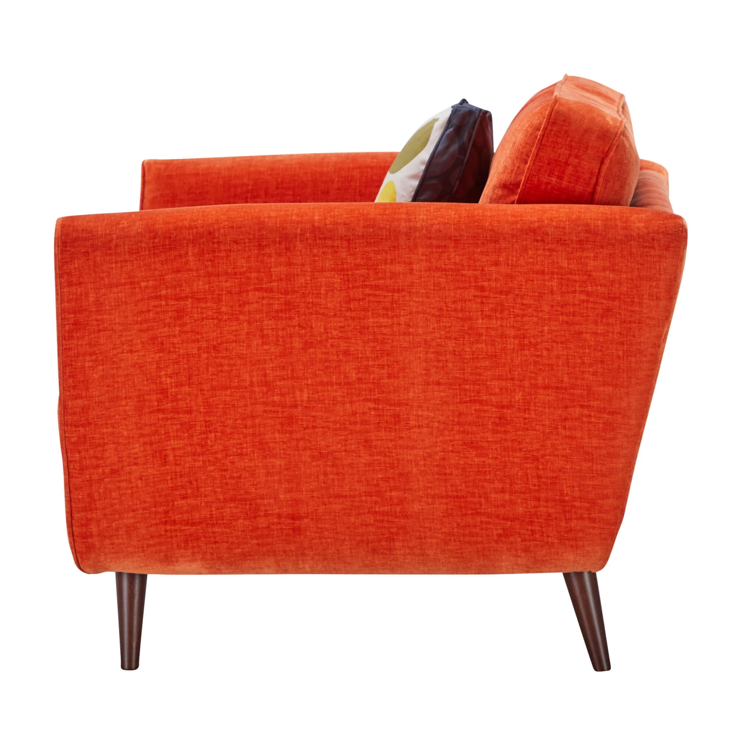 Orla Kiely Ivy Snuggler Sofa In Derry Orange Fabric 5 Orla Kiely Ivy Snuggler Sofa In Derry Orange Fabric - Image 3