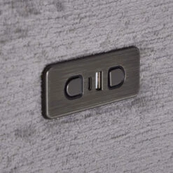 Dante Grey Fabric 2 Seater Electric Recliner Sofa -Housing Units Shop 16d59d5dedeb271ccdcd70e5b78fc497