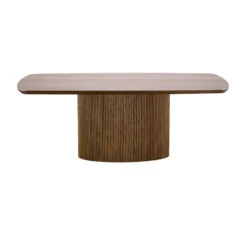 Posada Reeded Travertine Effect Dining Table -Housing Units Shop 171c8cdea081a09d9b48b2f37b82360f