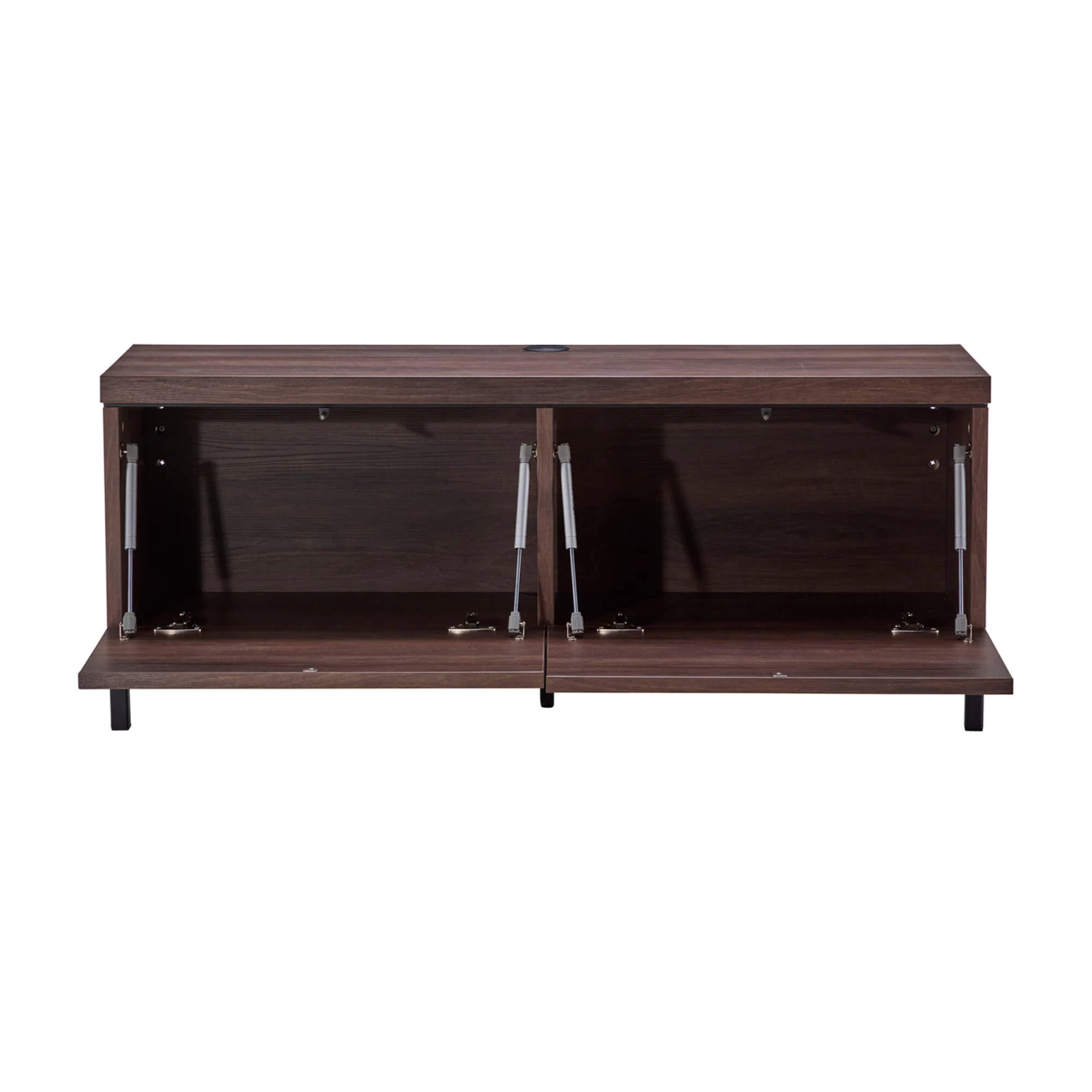 Kelso Dark Brown Wooden 2 Door TV Unit 5 Kelso Dark Brown Wooden 2 Door TV Unit - Image 3