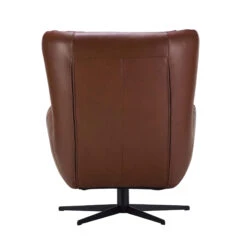 Emilio Cognac Brown Leather Swivel Chair -Housing Units Shop 17395dcea9962c9a135f2595f5d4438a