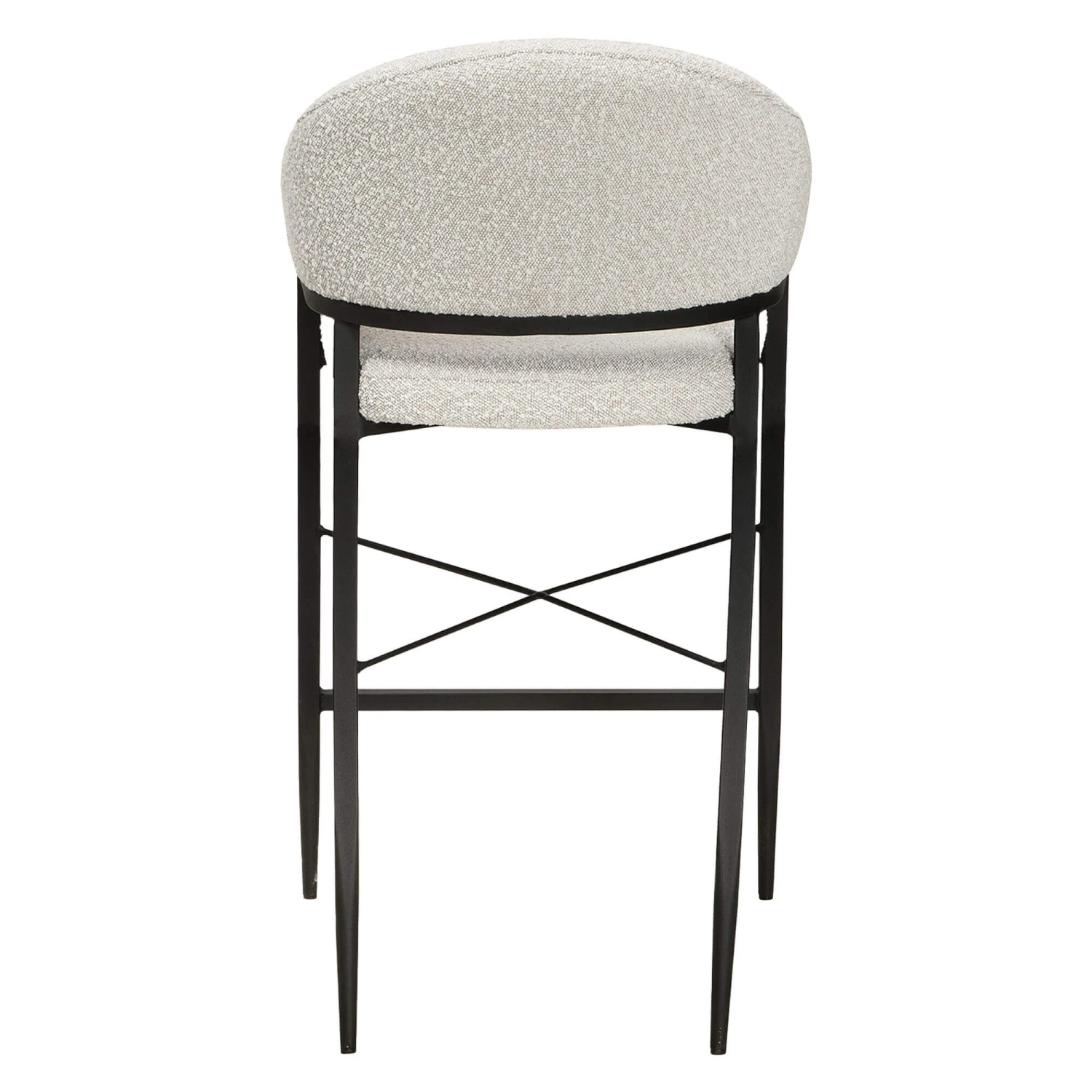 Rosita Cream Boucle Fabric Counter Bar Stool 5 Rosita Cream Boucle Fabric Counter Bar Stool - Image 3