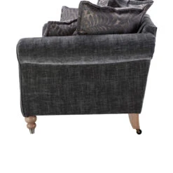 Carolina Grey Chenille Fabric Pillow Back 4 Seater Grand Sofa -Housing Units Shop 187ea3ddfe009580343b460bfa678b0f