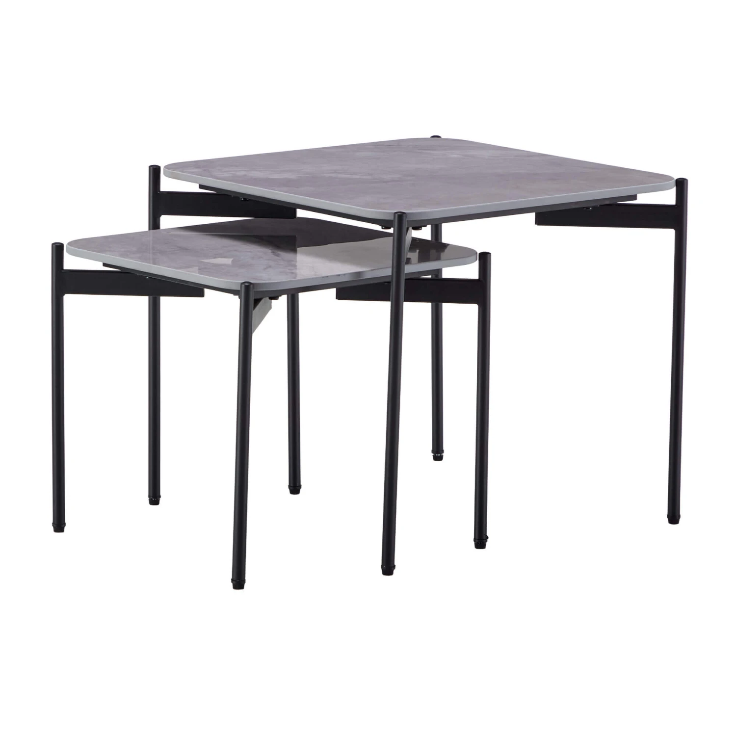 Greta Grey Marble Effect Nest Of Tables 3 Greta Grey Marble Effect Nest Of Tables