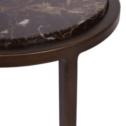 Libra Iota Brown Marble Accent Side Table 12 Libra Iota Brown Marble Accent Side Table -Housing Units Shop 18d65542326b5197a7d44ad1de1ffd9e 1