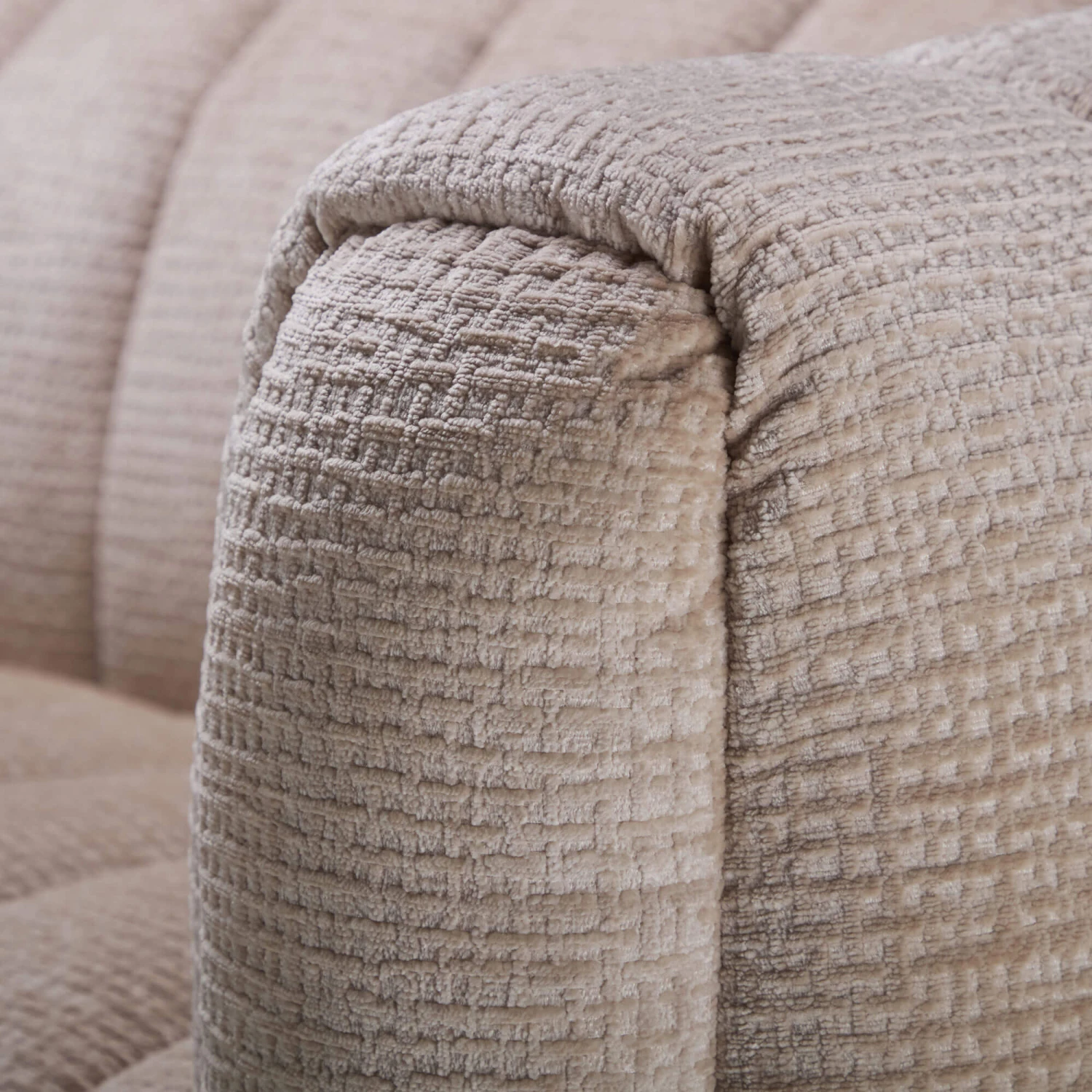 Durante Glam Natural Boucle Fabric Midi Sofa 6 Durante Glam Natural Boucle Fabric Midi Sofa - Image 4