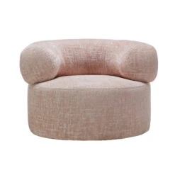 Shadow Ombre Sand Fabric Revolving Lounge Chair