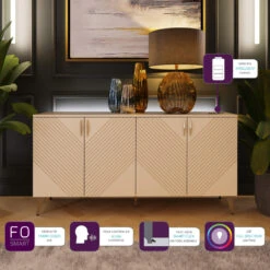 Frank Olsen Ava White Sideboard -Housing Units Shop 1a9df00a73cd33f2aebd32d7dcbcb22c 1