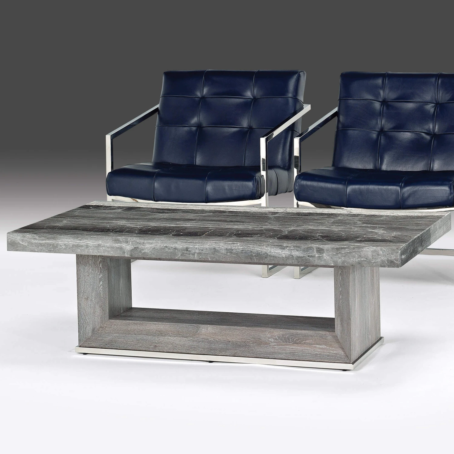 5th Avenue Marble & Wood Cocktail Coffee Table 4 5th Avenue Marble & Wood Cocktail Coffee Table - Image 2