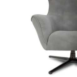 Casper Grey Fabric Swivel Chair -Housing Units Shop 1c5f6e54fb1ea2816bbc3da48d240585