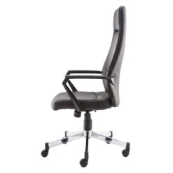 Bala Black Faux Leather High-Back Office Chair -Housing Units Shop 1d1553834d85137c500da276cca33f63