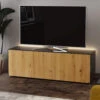 Frank Olsen Intelligent 150cm Black Gloss & Oak TV Unit 2 Frank Olsen Intelligent 150cm Black Gloss & Oak TV Unit -Housing Units Shop 1e1be43c53af895e9f88b940a8c9ddae