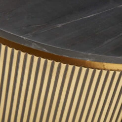 Ivette Round Gold & Black Marble Coffee Table -Housing Units Shop 20c3e329895deaeb1ba7f19bffd85e3a