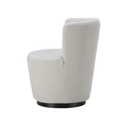 Matilde Ivory Boucle Fabric Swivel Chair -Housing Units Shop 21347e763345eceac8103436a13e134d