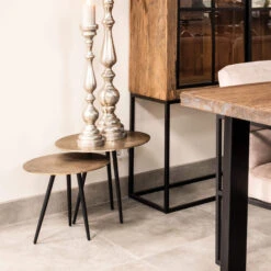 Venetian Metal Nest Of 3 Tables -Housing Units Shop 213b5f0e69cc666c63bd656eca75f2a8