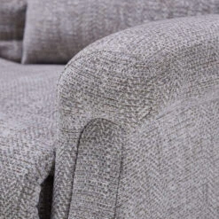 Celebrity Hollingwell Pebble Grey Fabric 3 Seater Split Fixed Sofa -Housing Units Shop 23b2025e43c0bad05d7b802b59f56e52