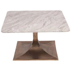 Libra Morchino Square White Marble Coffee Table -Housing Units Shop 23c1c6382ce49e75a0557d1754f5a4ba 1