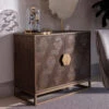 Olivia James Hemingway Mahogany Oak & Gold 2 Door Sideboard 2 Olivia James Hemingway Mahogany Oak & Gold 2 Door Sideboard -Housing Units Shop 23d0ac57db841dad7a379fea3831e8fd